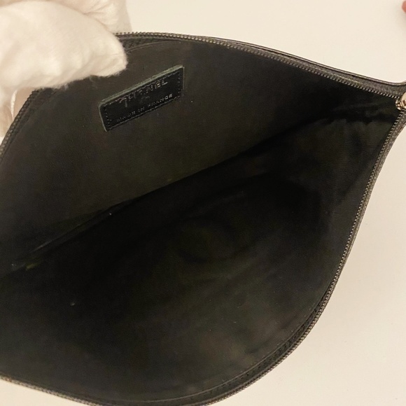 Chanel Black Leather Clutch - Picture 14 of 16